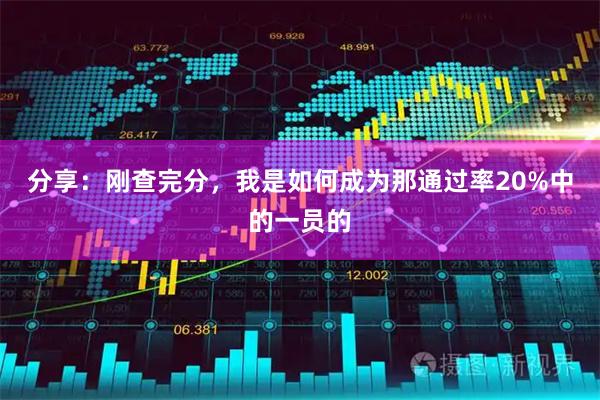 分享：刚查完分，我是如何成为那通过率20%中的一员的